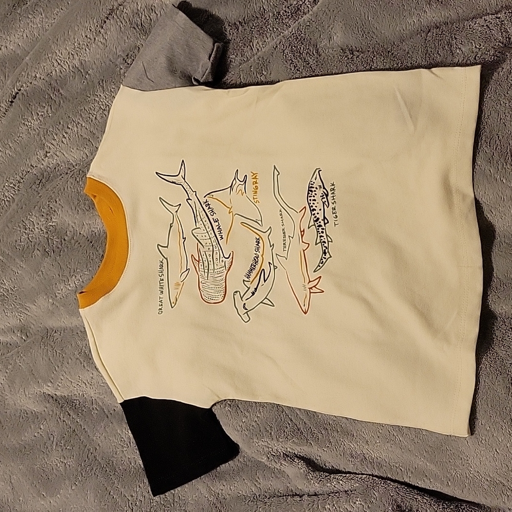 3/$5 Shark Shirt 5T